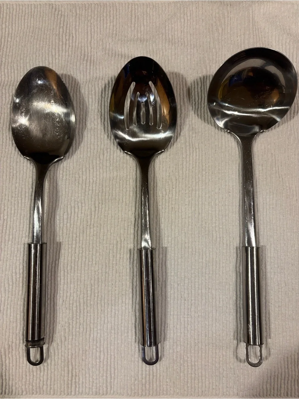 Source Unknown Stainless Steel Serving Spoon, Slotted Spoon & Ladle - Silver